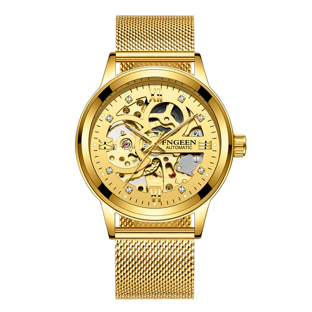 Men's Luxury Luminous Mechanical Steel Watch