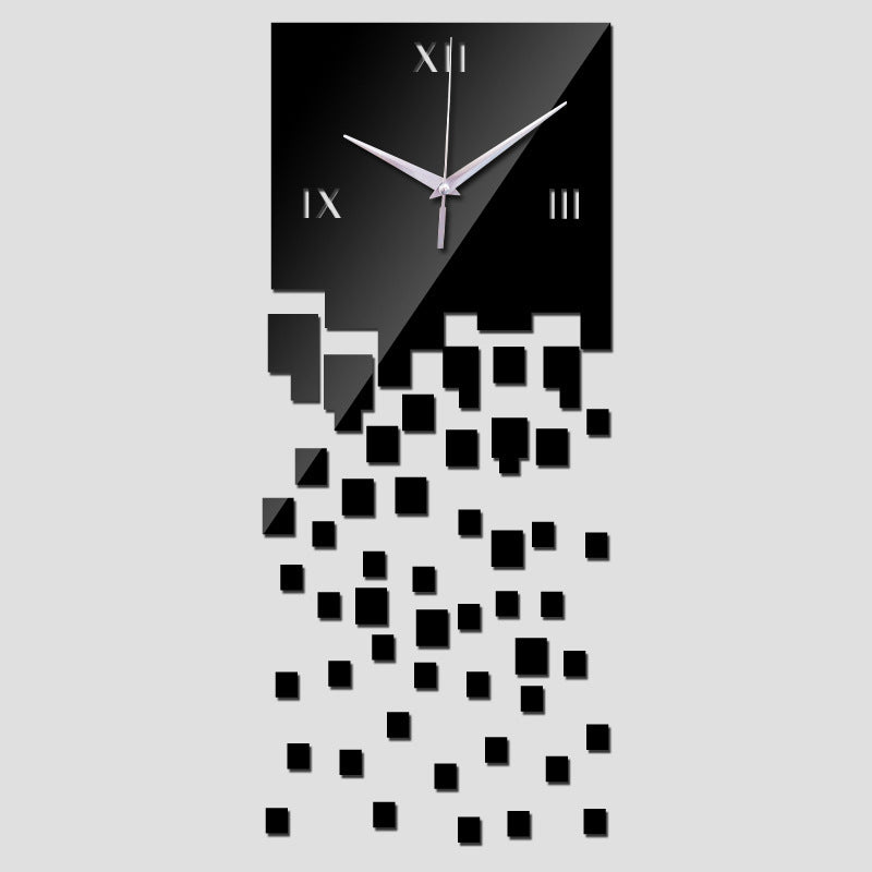 DIY Fashion Creative Wall Clock: 3D Acrylic Design