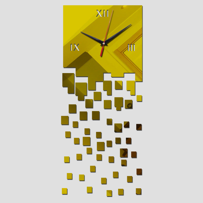 DIY Fashion Creative Wall Clock: 3D Acrylic Design