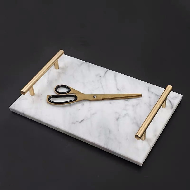 Marble Dessert & Jewelry Storage Tray