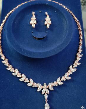 Simple Elegance Zircon Bridal Set
