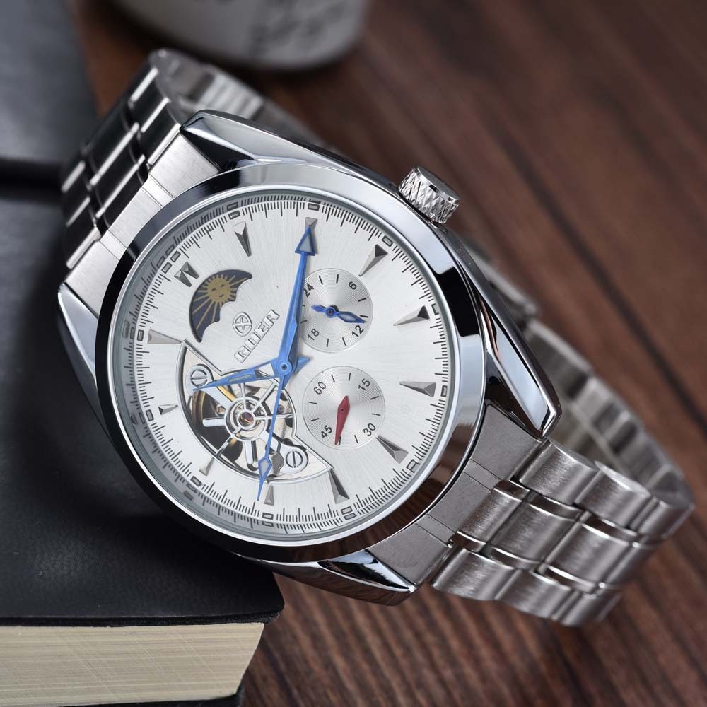 Men's Tourbillon Automatic Mechanical Wristwatch