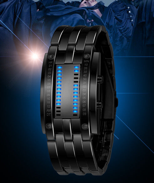 Binary LED Retro Electronic Watch