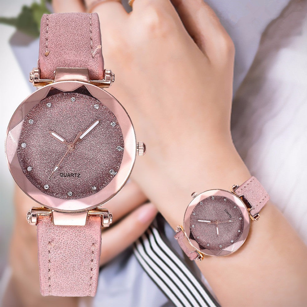 Timeless Elegance: Starry Sky Women's Wrist Watch