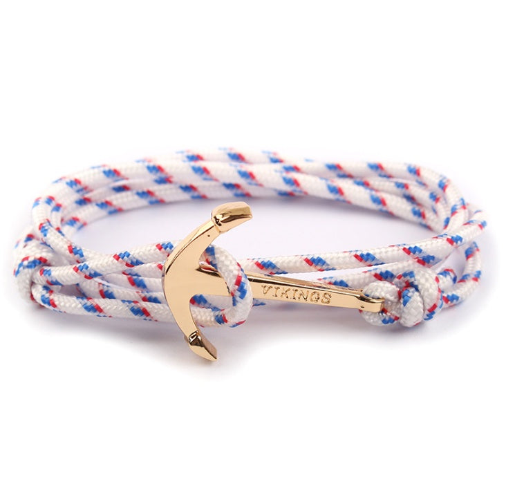Nautical Anchor Braided Bracelet