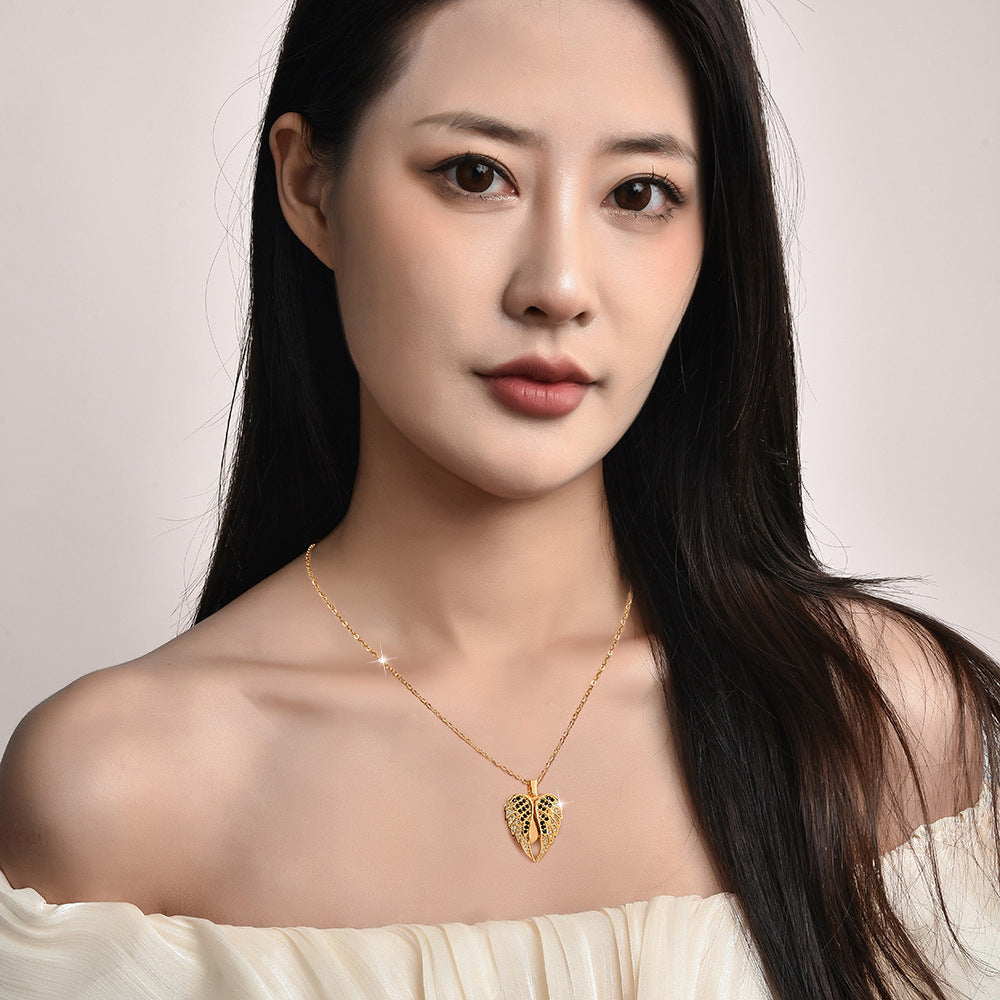 Personalized Zirconia Heart Locket Necklace