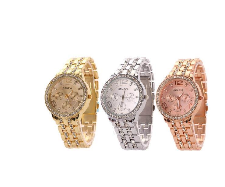 Dazzling Rhinestone Quartz Wrist Watch