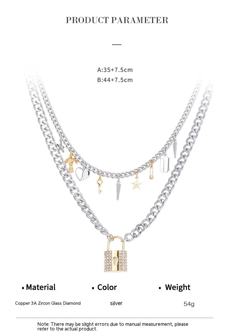 Exquisite Punk Theme Pendant Necklace