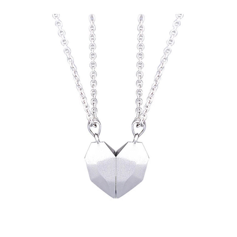 Creative Magnetic Wishing Stone Couple's Necklace