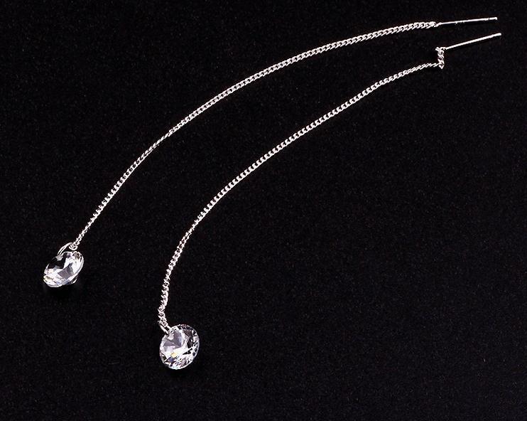 Swarovski Crystal Threader Earrings