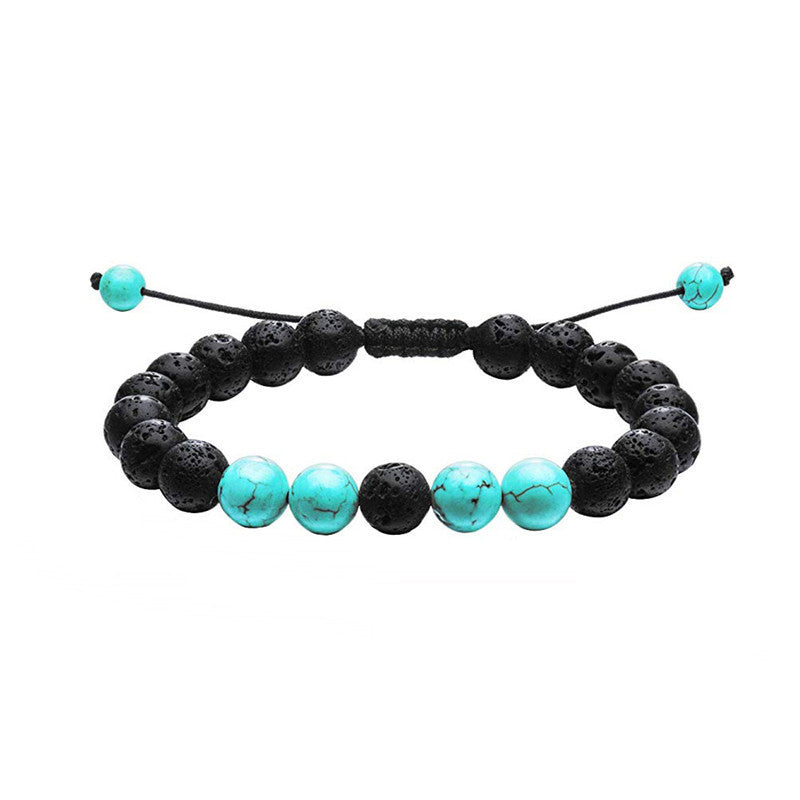 Striking Tiger Eye & Matte Black Agate Couple Bracelets