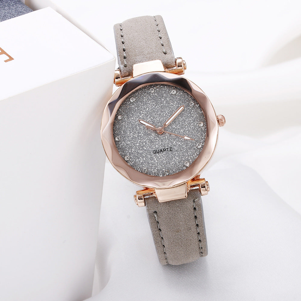 Elegant Starry Sky Dial Watch