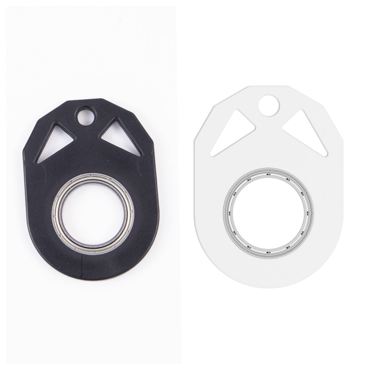 Creative Fidget Spinner Keychain with Luminous Option
