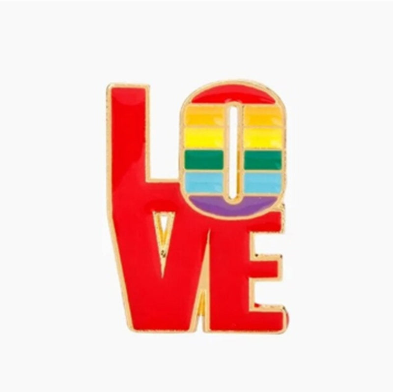Love Equality Rainbow Gay Pride Badge