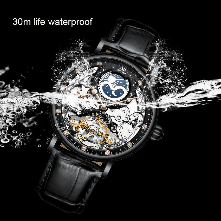 KINYUED Skeleton Automatic Mechanical Watch
