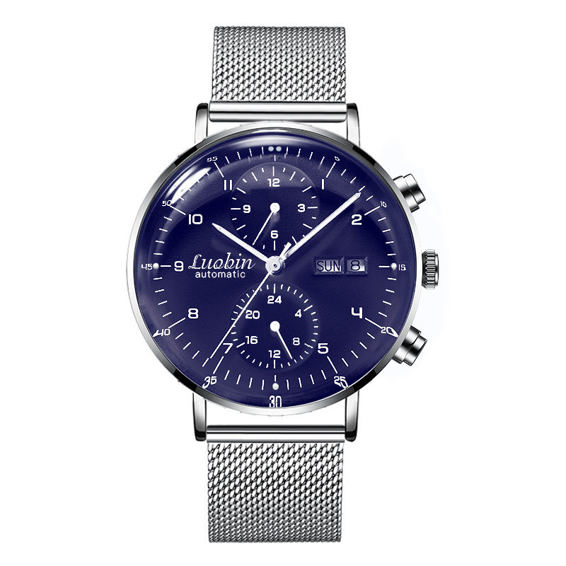 Multifunctional Business Luminous Waterproof Automatic Mechanical Watch