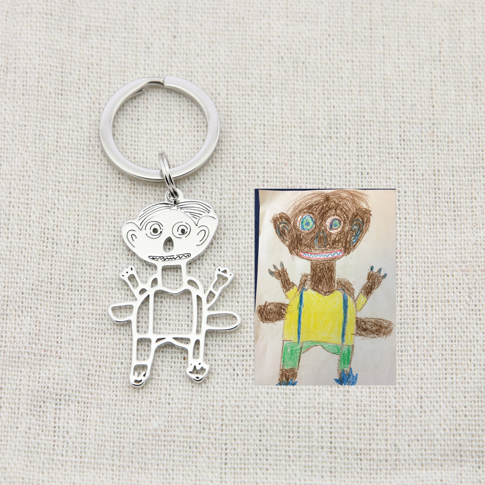 Custom Kids Artwork Necklace