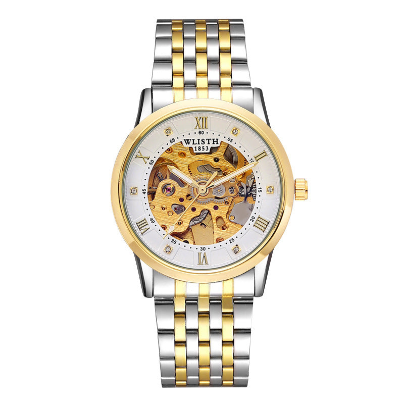 Business Men's Automatic Mechanical Stainless Steel Watch
