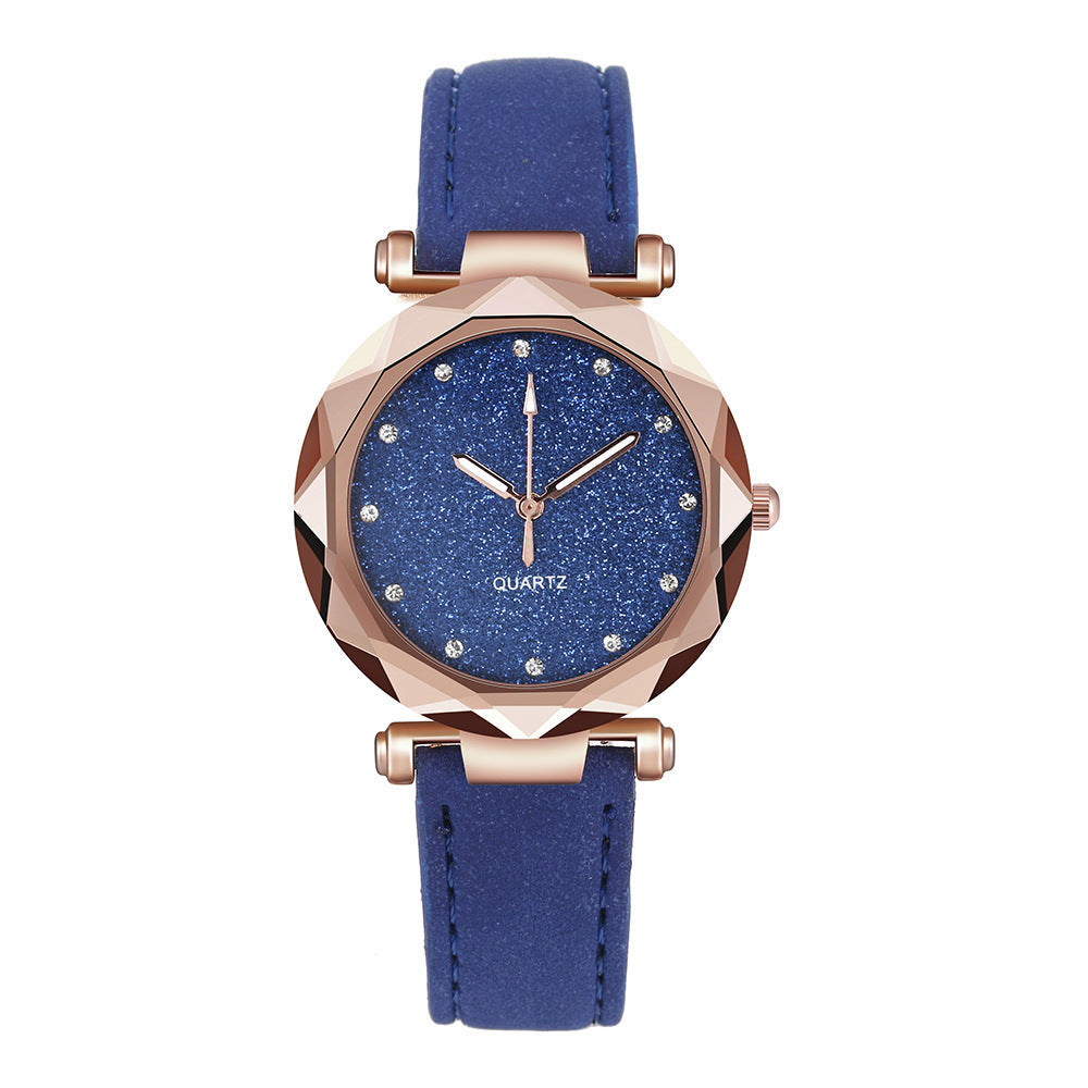 Elegant Starry Sky Dial Watch