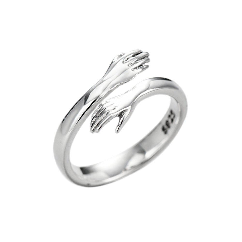 Embrace Sterling Silver Adjustable Ring