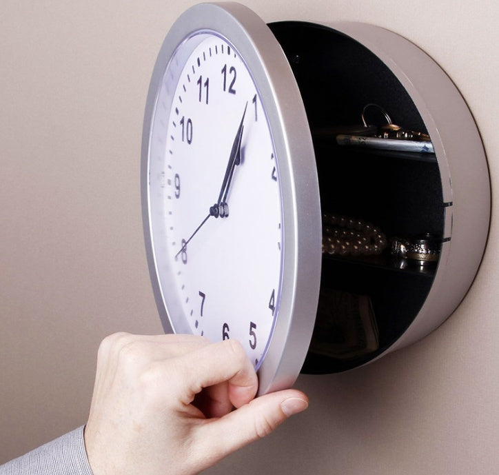 Clock Safe Jewelry Storage Box