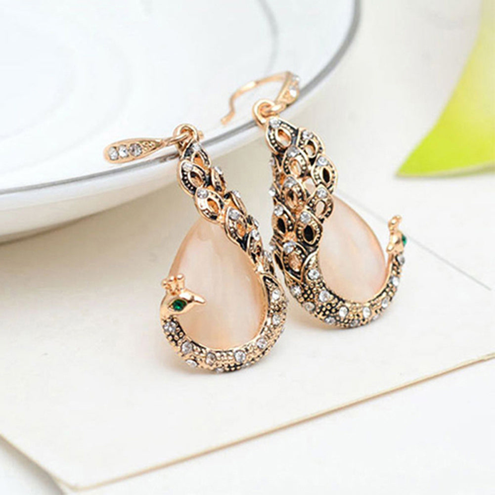 Elegant Waterdrop Rhinestone Jewelry Set