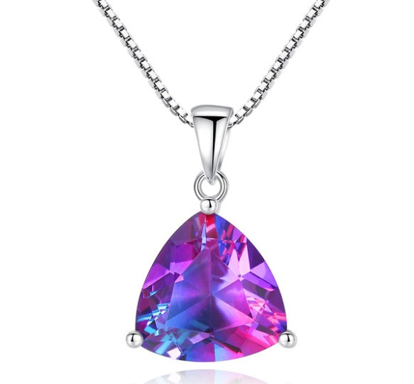 Elegant 925 Sterling Silver Pendant Necklace
