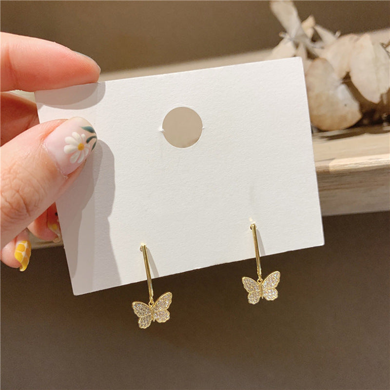 Premium Tassel & Butterfly Earrings