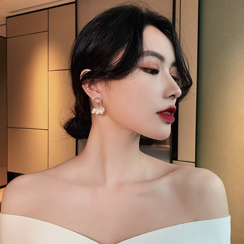 Baroque Pearl Drop Earrings