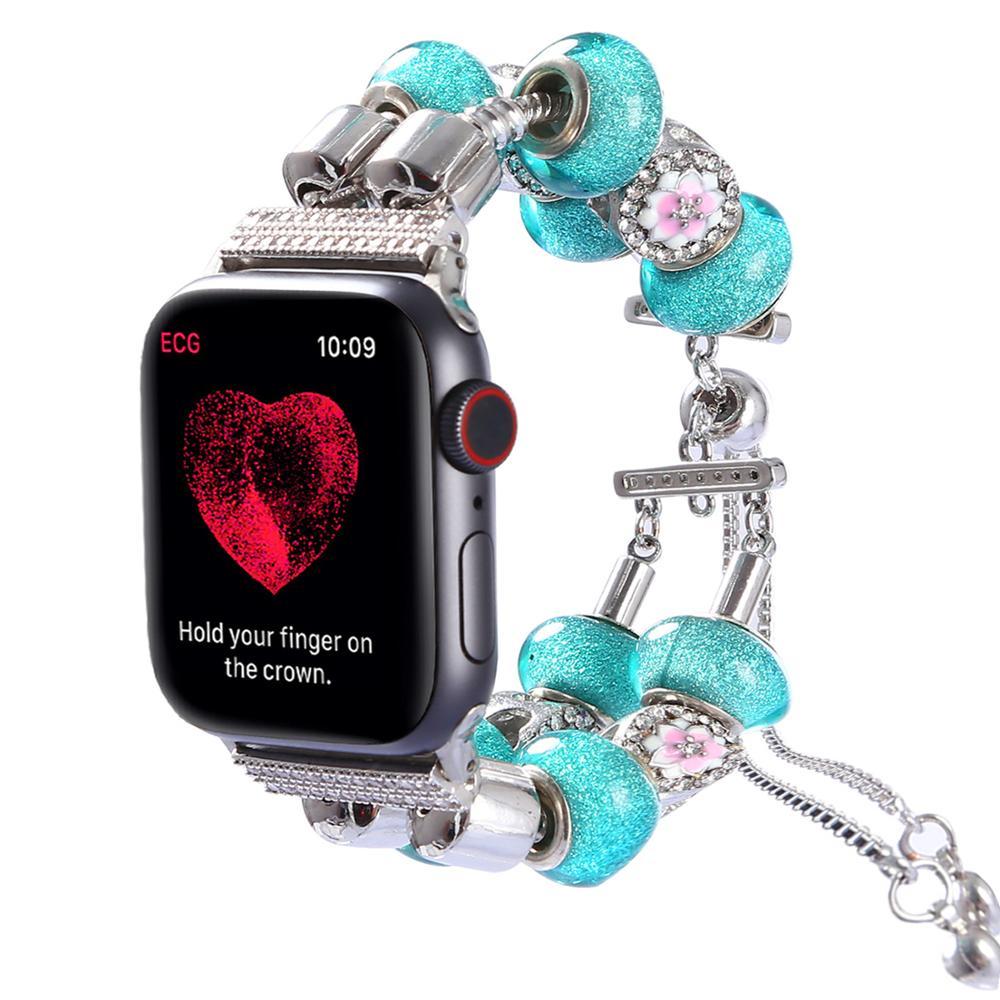 DIY Charm Apple Watch Band - Adjustable Handmade Jewelry Watchband