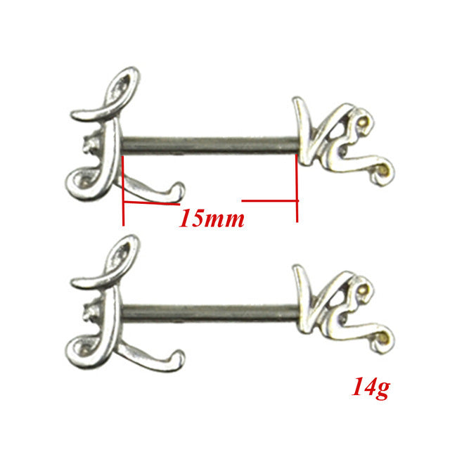 Stainless Steel Nipple Ring - Breast Jewelry