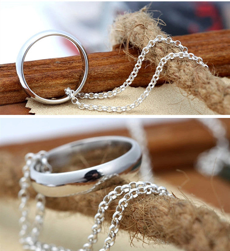 Unique Cow Pattern 925 Silver Ring