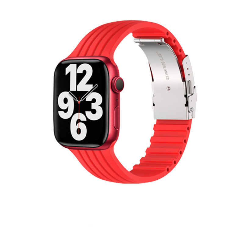 Silicone Stripe Strap for Apple Watch