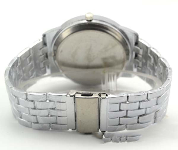 Men's Stainless Steel Luminous Quartz Watch