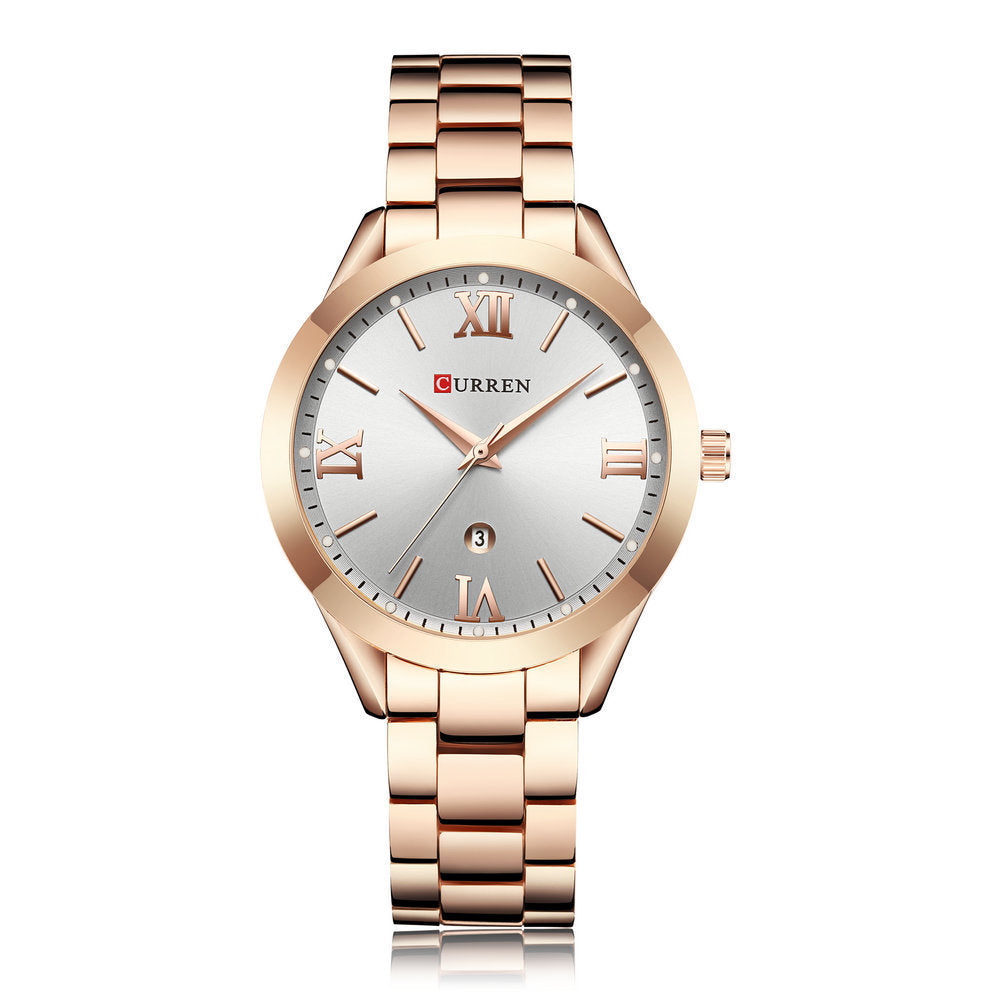 CURREN 9007 Rose Gold Quartz Ladies Watch
