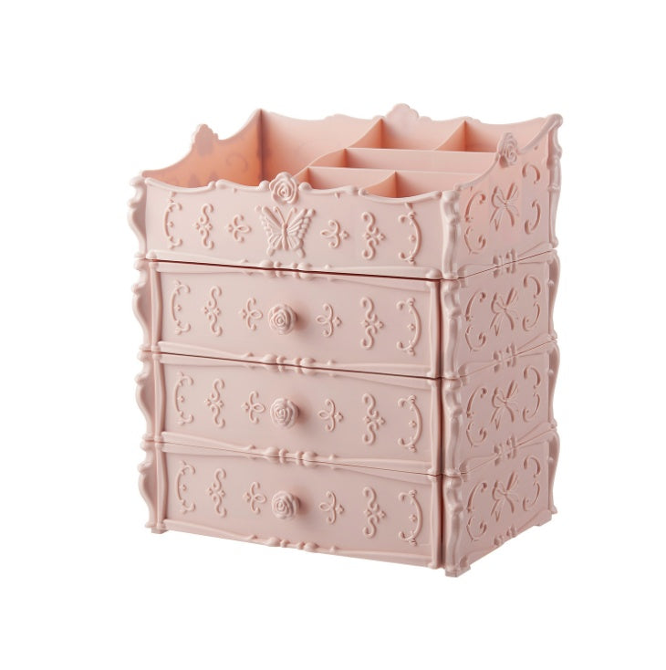 Transparent Multi-layered Cosmetic Storage Box