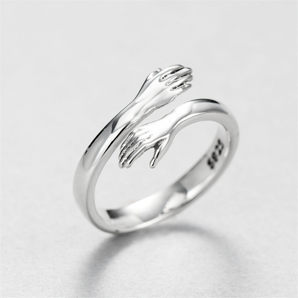 Embrace Sterling Silver Adjustable Ring