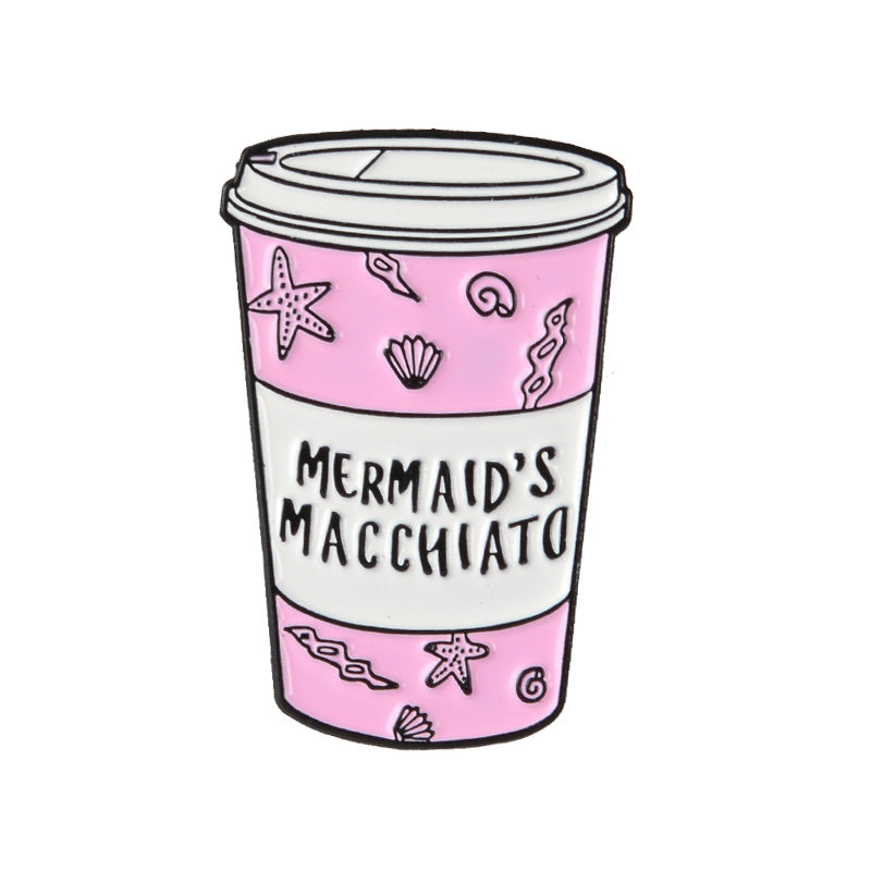 Playful Beverage Drink Brooches