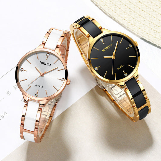 Waterproof Ceramic Quartz Watch