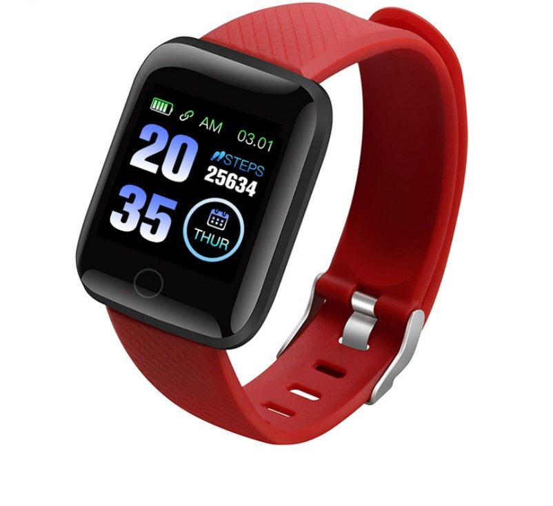 Smart Sports Bracelet with Blood Pressure and Heart Rate Monitoring