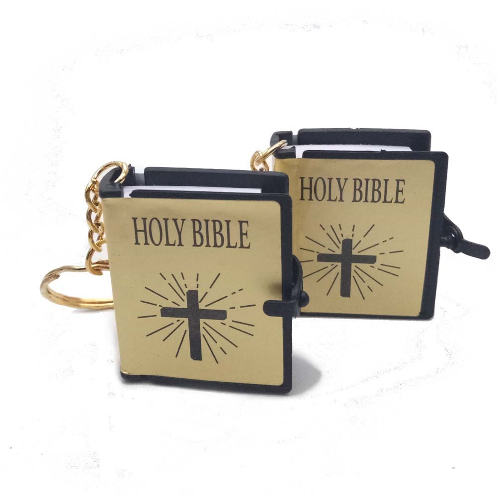 Mini English Holy Bible Keychain - 170 Miniature pages