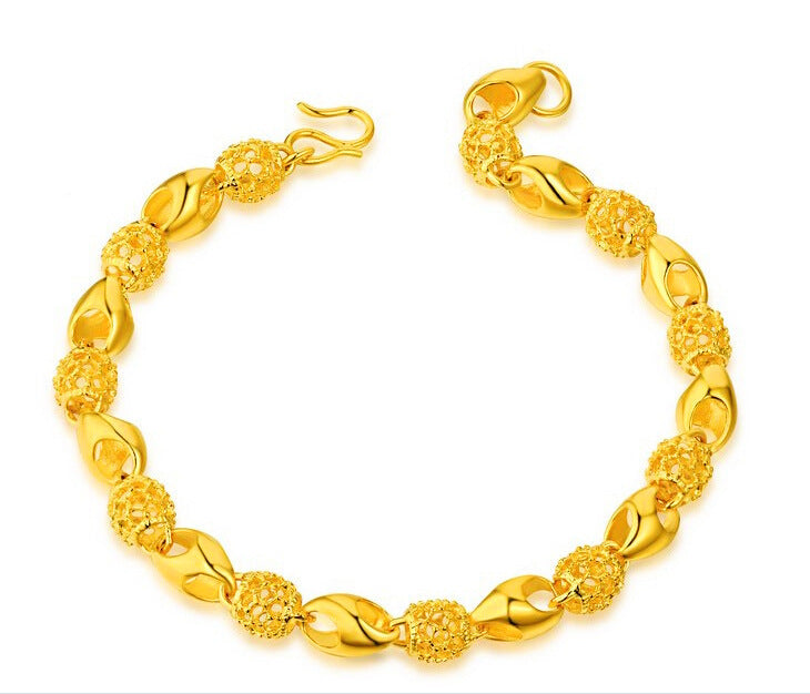Durable Gold-Plated Brass Bracelet