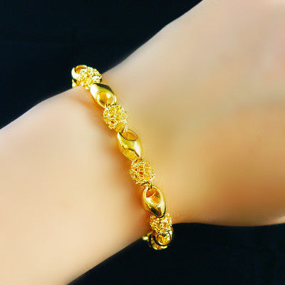 Durable Gold-Plated Brass Bracelet