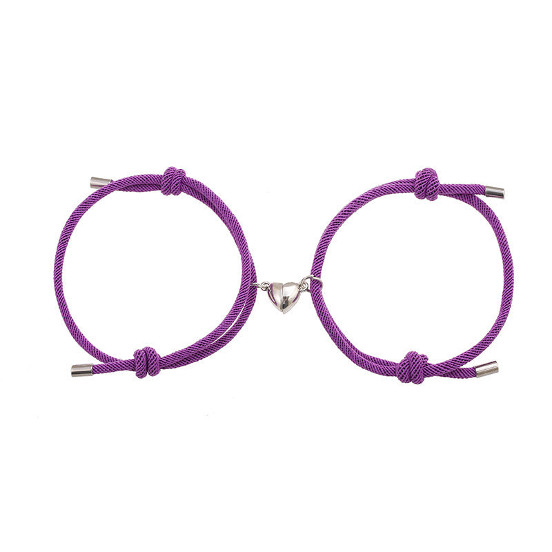 Minimalist Magnetic Love Bracelet Set
