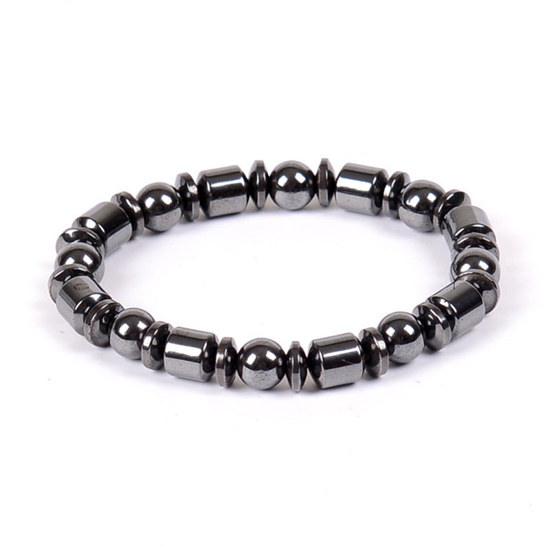 Black Stone Magnetic Therapy Bracelet for Wellness