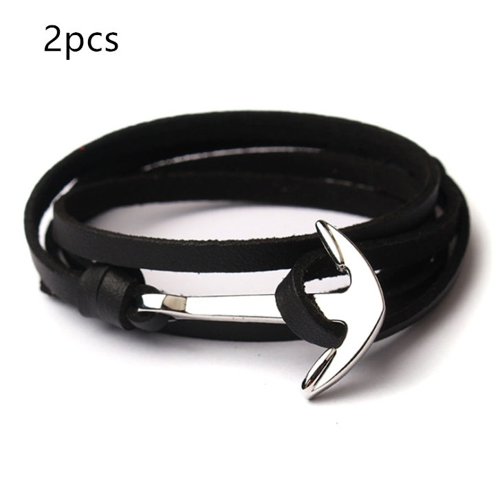 Nautical Anchor Braided Bracelet