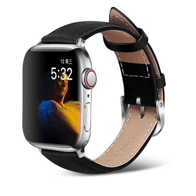 Premium Genuine Leather Apple Watch Strap
