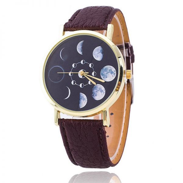 Lunar Titanium Quartz Wrist Watch