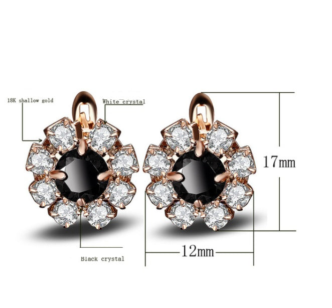 Enchanting Four-Piece Flower Jewelry Set