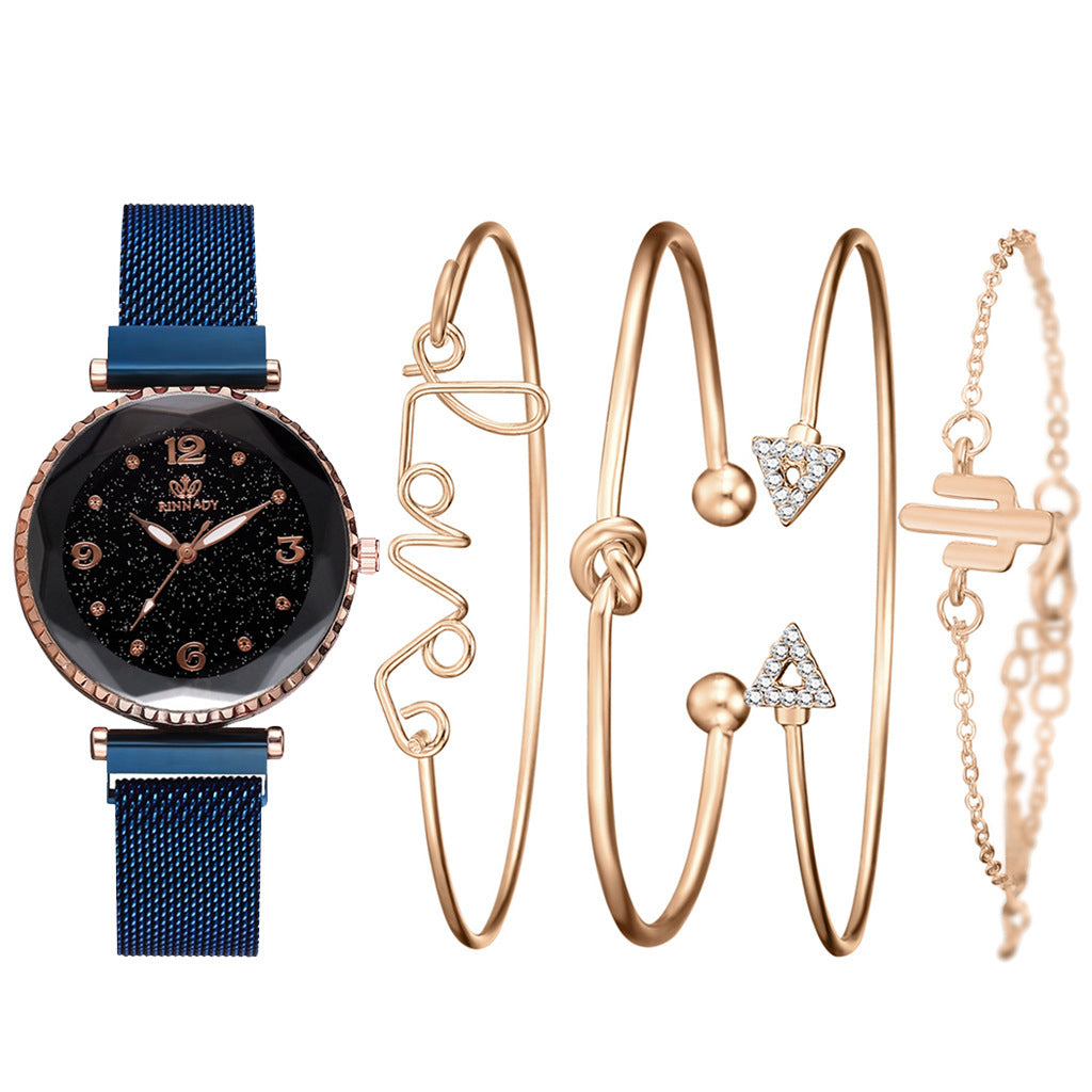 Starry Sky Magnet Buckle Fashion Wristwatch